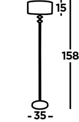 Searchlight Design schemerlampNew Orleans - EU7650CC
