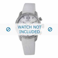 Horlogeband Edox 10018-3D-AIN1 Leder Wit 18mm - thumbnail