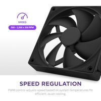 NZXT F120P - 120MM - Black - Static Pressure - thumbnail
