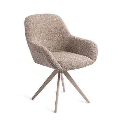 Jesper Home Kushi eetkamerstoel Stone Haze turn beige