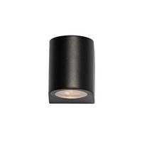 QAZQA Moderne buiten wandlamp zwart kunststof ovaal - Baleno - thumbnail