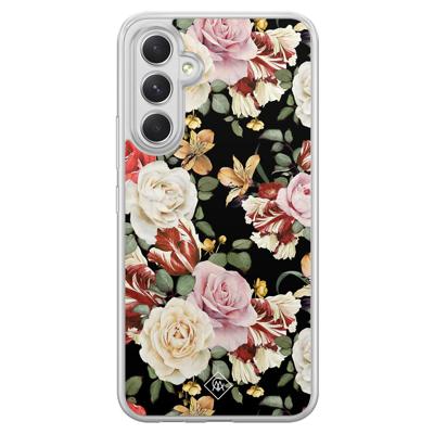 Samsung Galaxy A34 hybride hoesje - Flowerpower