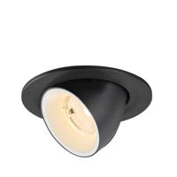 SLV InbouwspotNuminos Gimble S zwart/wit 2700K - 55gr - 1009386 - thumbnail