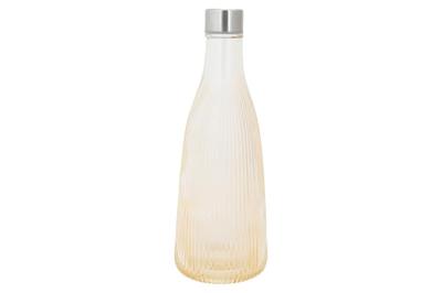 Cosy & Trendy Waterkaraf Atla met RVS Dop - Glas - Sparkling Champagne - 1 liter Cosy & Trendy Waterkaraf Atla met RVS Dop - Glas - Sparkling Champagne - 1 liter