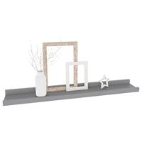 Wandschappen 4 st 60x9x3 cm grijs - thumbnail