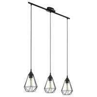 Eglo Vintage eettafel hanglampTarbes 3-lichts zwart - 94189 - thumbnail