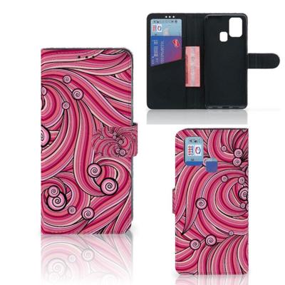 Samsung Galaxy M31 Hoesje Swirl Pink Samsung Galaxy M31 Hoesje Swirl Pink
