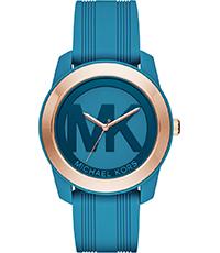 Horlogeband Michael Kors MK2559 Silicoon Blauw 22mm Horlogeband Michael Kors MK2559 Silicoon Blauw 22mm