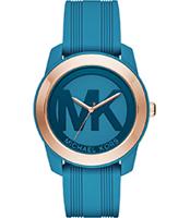 Horlogeband Michael Kors MK2559 Silicoon Blauw 22mm - thumbnail