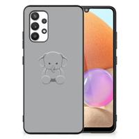 Samsung Galaxy A32 4G | A32 5G Enterprise Editie Hoesje Grijs Baby Olifant - thumbnail