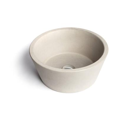 Urbi et Orbi Opzet Wastafel Circum Beton 38x18 cm - Antraciet Urbi et Orbi Opzet Wastafel Circum Beton 38x18 cm - Antraciet