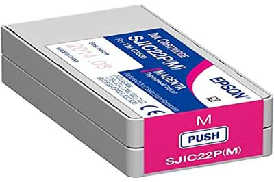 Epson SJIC22P(M): Ink cartridge for ColorWorks C3500 (Magenta)