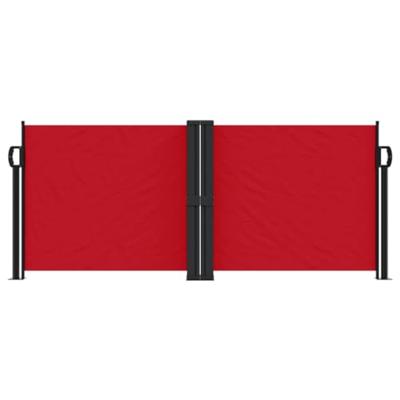 VidaXL Windscherm uittrekbaar 100x1000 cm rood