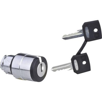 Schneider Electric ZB4BG09 ZB4BG09 (Ø) 22 mm Chroom, Zwart 1 stuk(s)