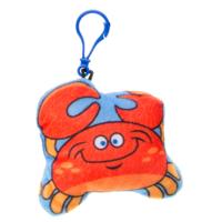 Lg-imports Sleutelhanger Krab Junior 6 Cm Pluche Rood - thumbnail