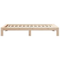 Bedframe zonder matras massief grenenhout 90x190 cm - thumbnail