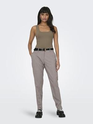 Only Onlea S/l 2-ways Fit Top Jrs Noos Tops En Singlets Walnut