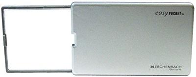 Eschenbach 152111 Easy Pocket Vergrootglas Met LED-verlichting Vergrotingsfactor: 3 x Zilver