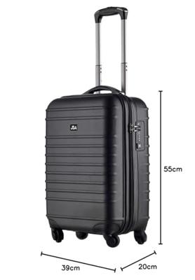 Juscha JU-45553 Reistrolley JSA, Mat Zwart, S, 52x36x18cm