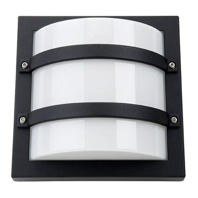 SG Largo LED 10W 3000K 540 lumenmat zwart IP65 IK10 met schemerschakelaar 624569
