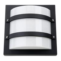 SG Largo LED 10W 3000K 540 lumenmat zwart IP65 IK10 met schemerschakelaar 624569 - thumbnail