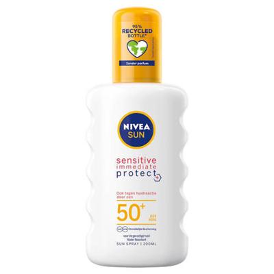 Nivea Sun Sensitive Immediate Protect Zonnespray SPF50+