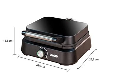 Unold Brüssel Wafelijzer CoolTouch-behuizing Zwart Unold Brüssel Wafelijzer CoolTouch-behuizing Zwart