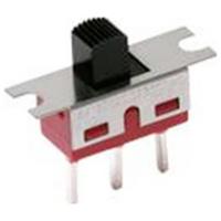 C & K Switches 1101M1S3WQE2 Slide Switch 1000 Series Schuifschakelaar 120 V/AC, 28 V/DC 6 A 1x aan/aan 1 stuk(s) Bulk - thumbnail