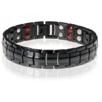 Mendes magnetische armband Edelstaal Zwart - thumbnail