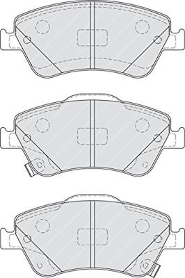 Remblokken set FDB4046