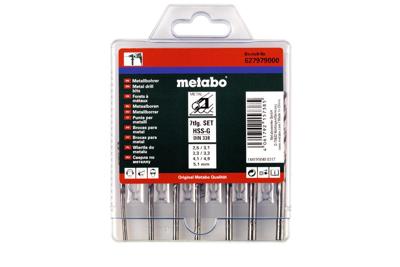 Metabo Accessoires HSS-G | Borencassette | "SP" | 7 delig - 627979000