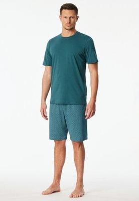 Schiesser Schiesser Heren Pyjama Short green 181157 58/3XL