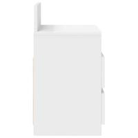 Nachtkastjes 2 st met 2 lades 40x33x60 cm wit - thumbnail