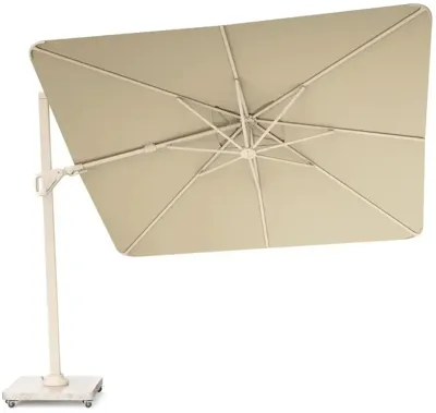 Platinum Nexus T2 zweefparasol 3 x 3 Champagne sandstone doek