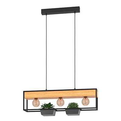 Eglo HanglampLibertad 1 met hout - 900349