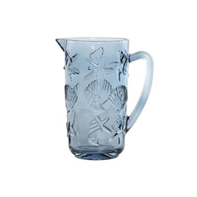 Kruik Home ESPRIT Blauw Kristal