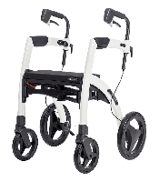 Rollz Motion 2.1 - Rolstoel en Rollator in één | Design rollator | Pebble white | 2010RM0020 - thumbnail