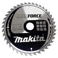 Makita Cirkelzaagblad voor Hout | Makforce | Ø 210mm Asgat 30mm 40T - B-08501 - thumbnail
