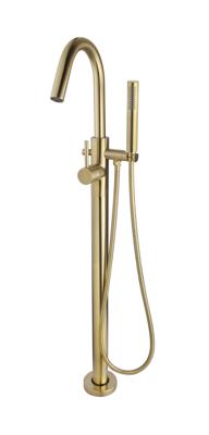 Badkraan Vrijstaand Wiesbaden Caral Mengkraan Compleet Geborsteld Messing Goud Badkraan Vrijstaand Wiesbaden Caral Mengkraan Compleet Geborsteld Messing Goud