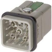 HARTING 09120123001 Pin-inzetstuk Han® Q 12 + PE Han-Quick Lock 1 stuk(s) Piece - thumbnail