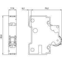 Siemens 5SY41107 5SY4110-7 Zekeringautomaat 10 A 230 V, 400 V - thumbnail