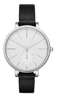 Horlogeband Skagen SKW2435 Leder Zwart 12mm - thumbnail