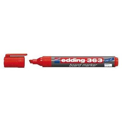 Whiteboardmarker edding 363 schuin 1-5mm rood | 10 stuks