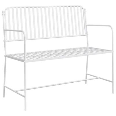 Tuinbank Wit 104 x 54 x 93cm Staal