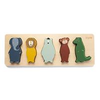 Trixie houten vormenpuzzel dieren - thumbnail