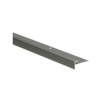 Küberit - Trapneusprofiel 809 t.b.v. 2-3mm PVC 30x13mm RVS - 250 cm