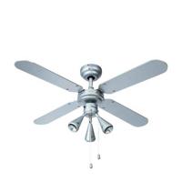 Bestron dlhb42s plafondventilator met verlichting (zilver/donkerblauw, ø 102 cm | met zomer-/winterfunctie | 3x gu10 ledlampjes) - thumbnail