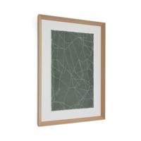 Kave Home Schilderij 'Durkan' 100 x 70cm, kleur Groen - thumbnail