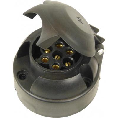 Carpoint stekkerdoos 7 polig 6 cm zwart Carpoint stekkerdoos 7 polig 6 cm zwart