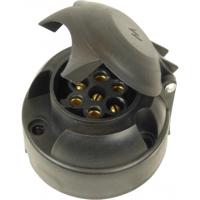 Carpoint stekkerdoos 7 polig 6 cm zwart - thumbnail